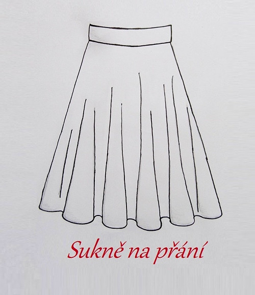Kolová sukně - na přání — foto 2