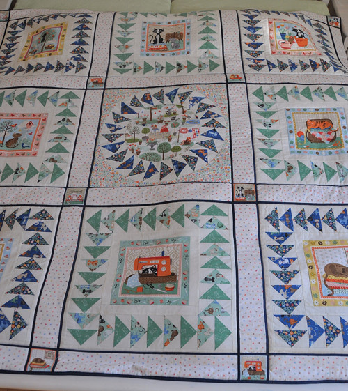 Patchwork přehoz, deka na dvoupostel — foto 5