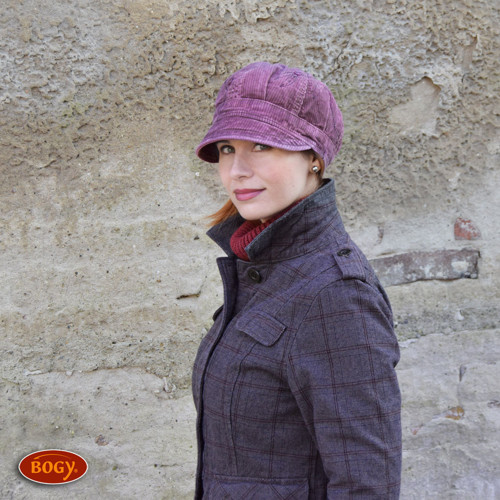 Manšestrová bekovka v odstínů růžovofialová 100%BA — foto 3