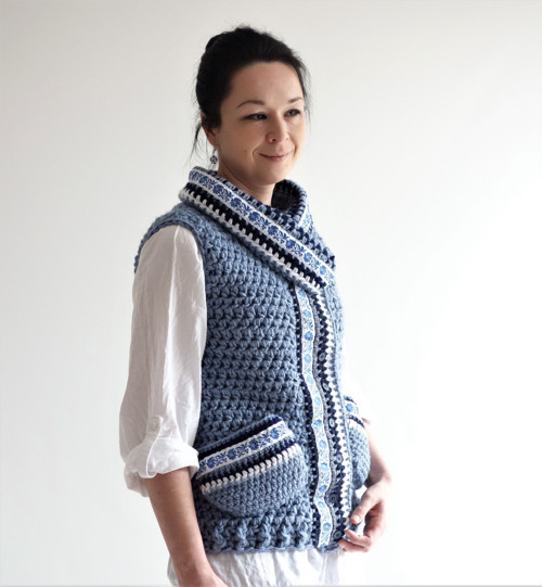 Folky vesta denim — foto 2