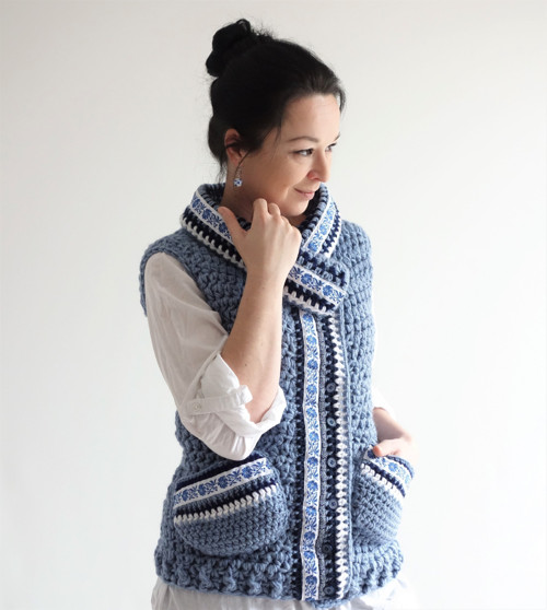 Folky vesta denim — foto 3