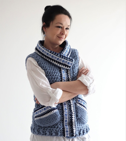 Folky vesta denim — foto 4