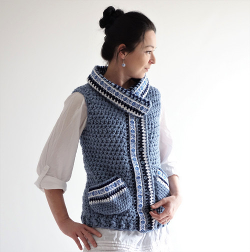 Folky vesta denim — foto 5