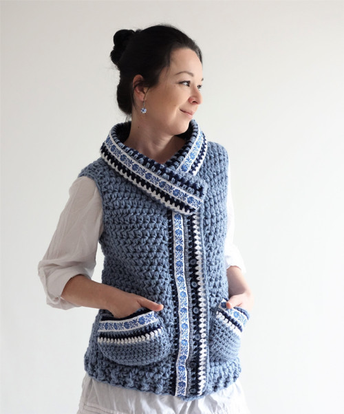 Folky vesta denim — foto 6