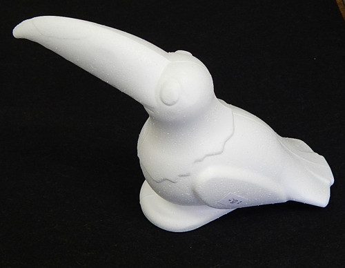 Polystyren, Tukan - výška 16 cm — foto 3