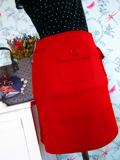 Sukýnka RED RETRO — foto 3