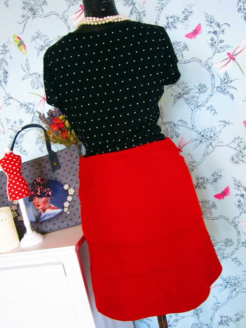 Sukýnka RED RETRO — foto 4