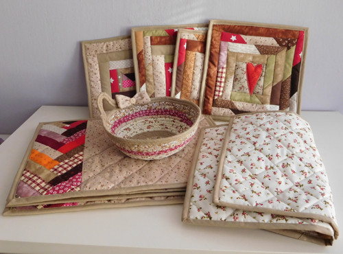 Patchwork na stole - prostírka — foto 2