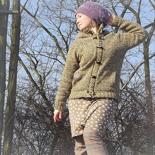 "Ticho plachých srn"...svetrokabát — foto 6