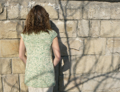 Ručně předená vlněná vesta — foto 3