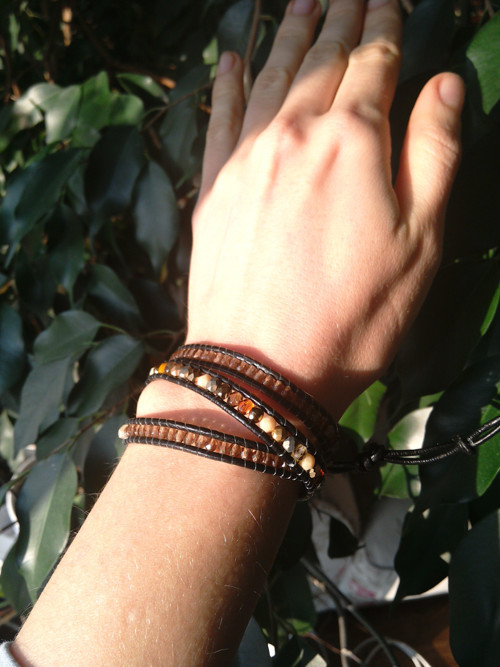 Stylový náramek இ 3 otočky இ handmade — foto 2