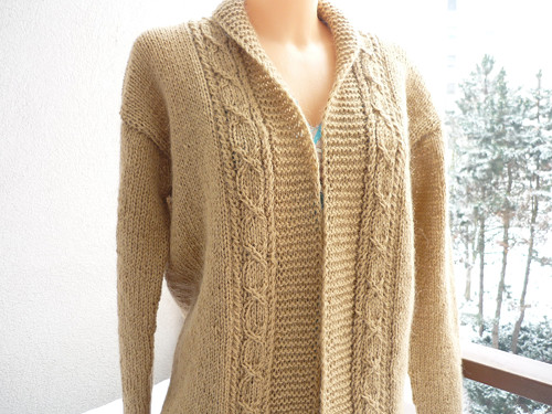 Cardigan V Barvě Velbloudí..... — foto 3