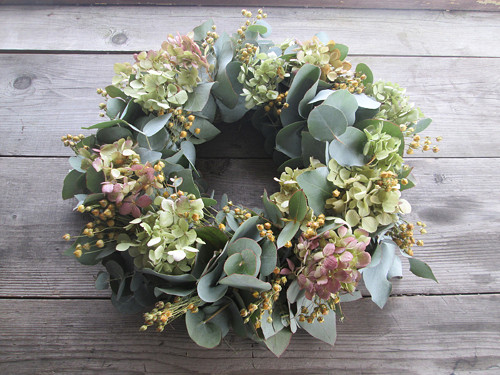 Pouze jen,eucalyptus,hortenzie,len — foto 3