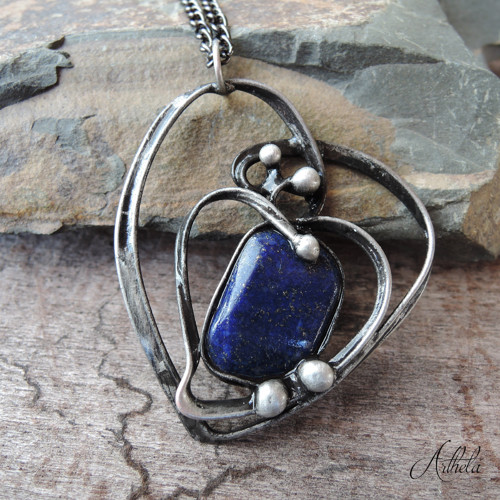 Srdce - lapis lazuli — foto 2