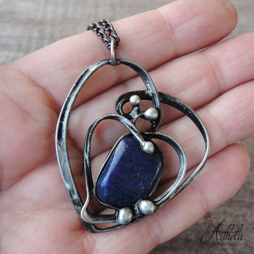 Srdce - lapis lazuli — foto 6