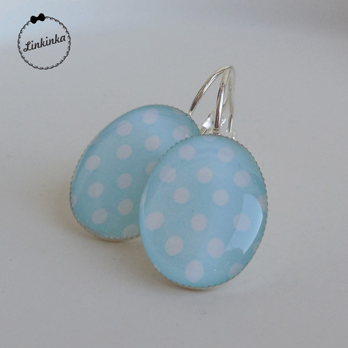 Puntíčky pastel modrá — foto 2