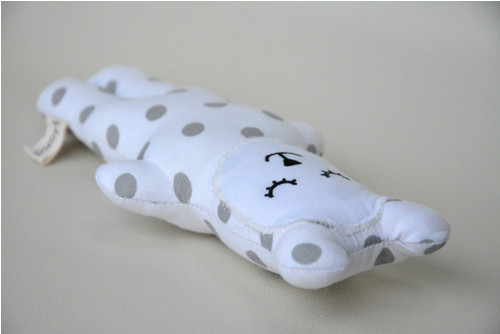 Midi Bubu Bear white, dots — foto 2
