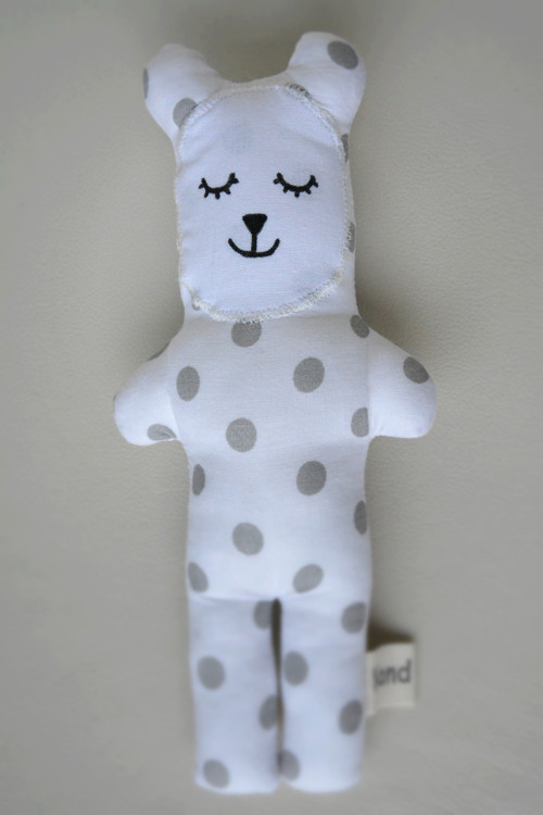 Midi Bubu Bear white, dots — foto 3