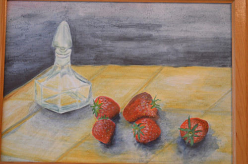 První jahody u babičky 35x40 — foto 2