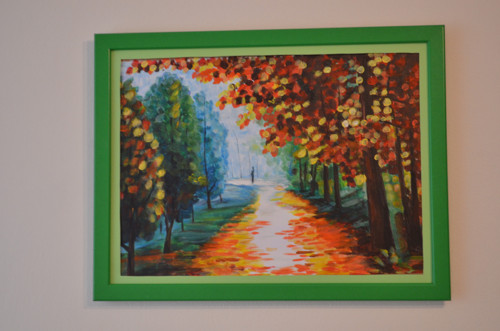 Podzimní cesta 33x40 — foto 2