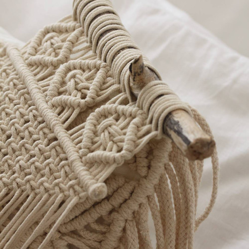 Macramé závěsná dekorace-natur — foto 2