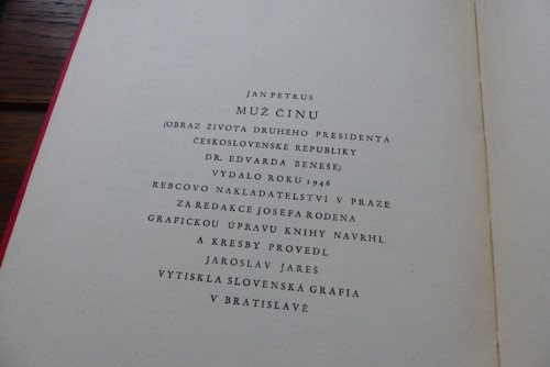 Muž činu (A. Beneš), J. Petrus, 1946 — foto 4