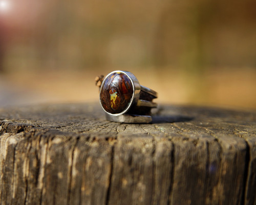 Nerezový prsten...." Boulder snake " — foto 3