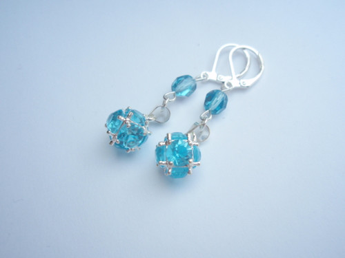 Rhinestone, stříbrné - náušnice — foto 3