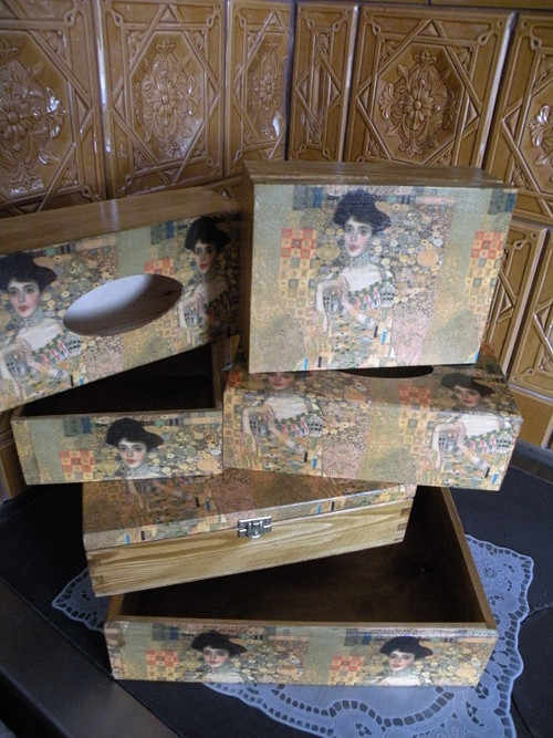 Klimt - krabička na kapesníky — foto 5