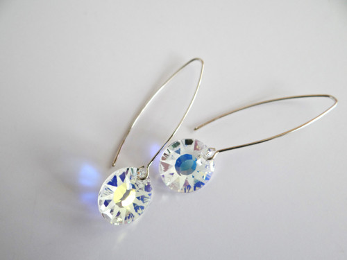 Náušnice - SUN Swarovski (Ag925) — foto 3