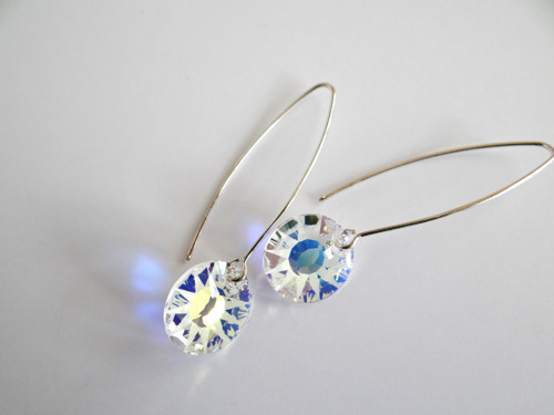 Náušnice - SUN Swarovski (Ag925) — foto 4