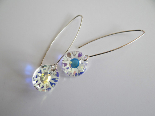 Náušnice - SUN Swarovski (Ag925) — foto 5