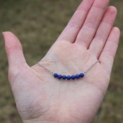 Indigo • lapis lazuli, chir. ocel — foto 2