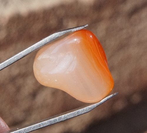 Oranžový achát D8304 — foto 2