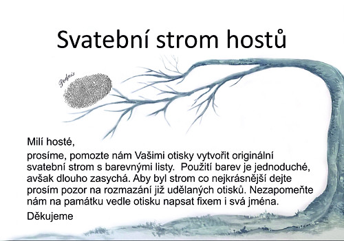 Svatební strom A3 na výšku — foto 3