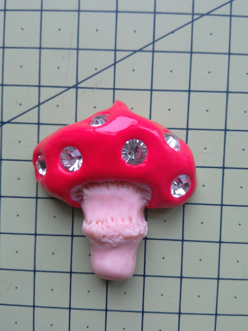 Muchomůrka handmade brož — foto 5