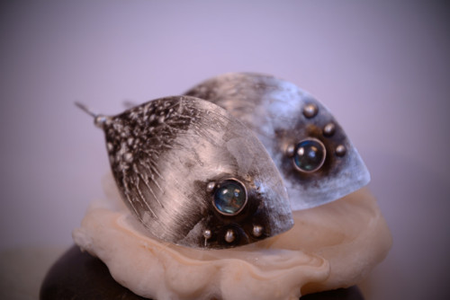 Malé piraňky /Labradorit /náušnice/ — foto 6