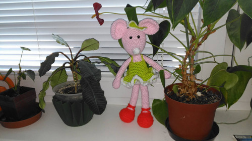 Myška tanečnice vysoká 30 cm — foto 2