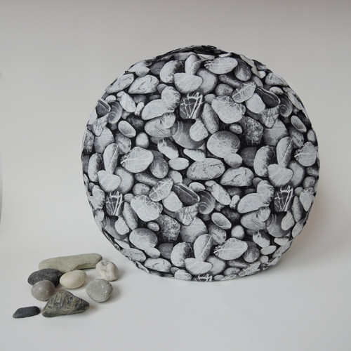 Oblázkový šedý - meditační polštářek — foto 2