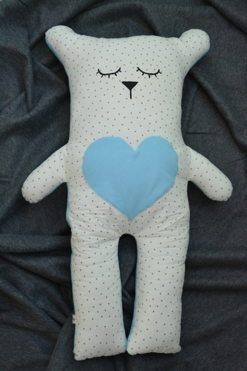 Maxi Bubu Bear dots, blue — foto 2