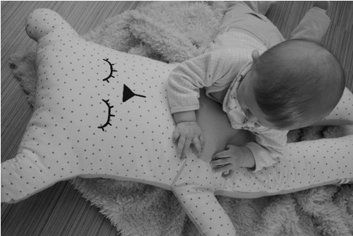 Maxi Bubu Bear dots, blue — foto 6