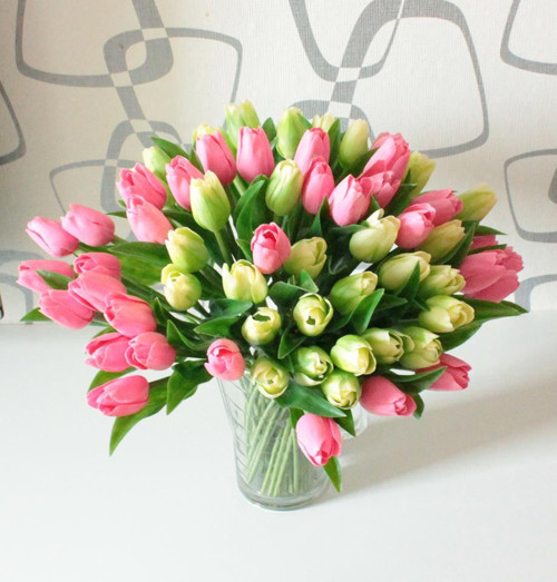 Jarní věnec s tulipány — foto 5