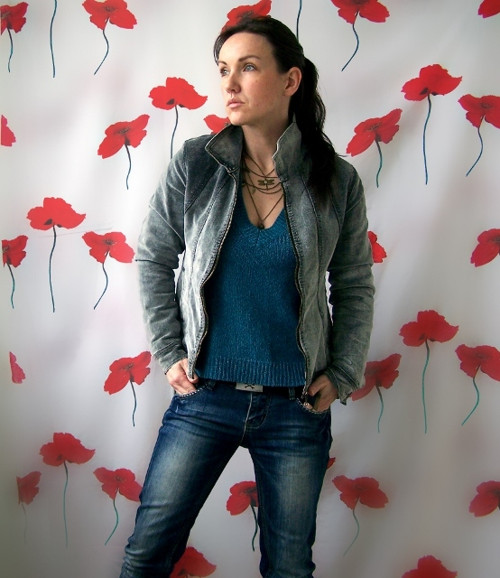 Manžestrová jarní bundička — foto 3
