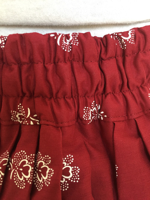 Sukňa- bordúra bordo — foto 2
