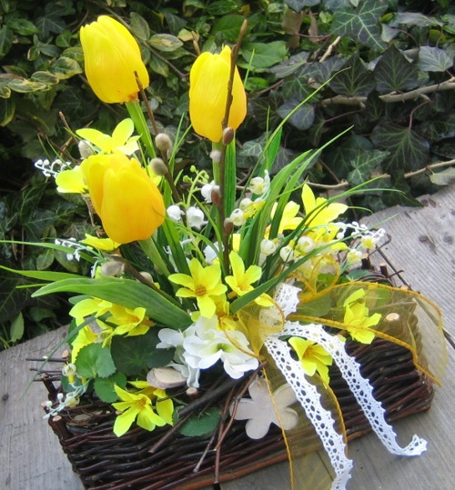 Jarní košíček s tulipány 2 - rezervace — foto 4