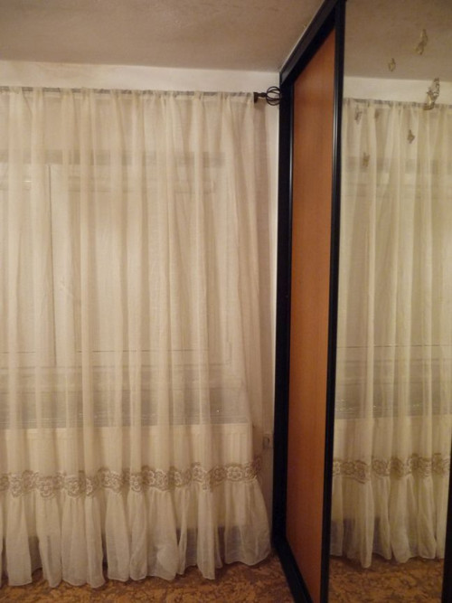 Macramé záclona barva šampaň — foto 2
