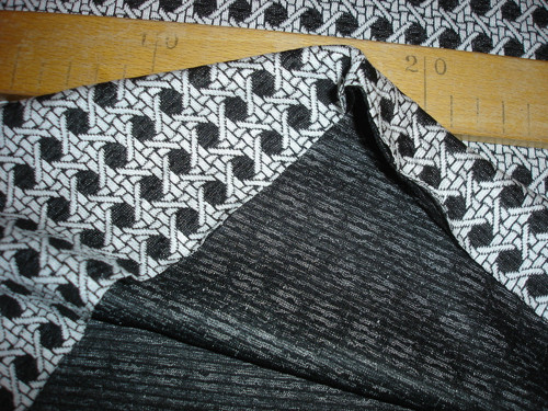 Elastický úplet žakard š150cm,10cm — foto 2