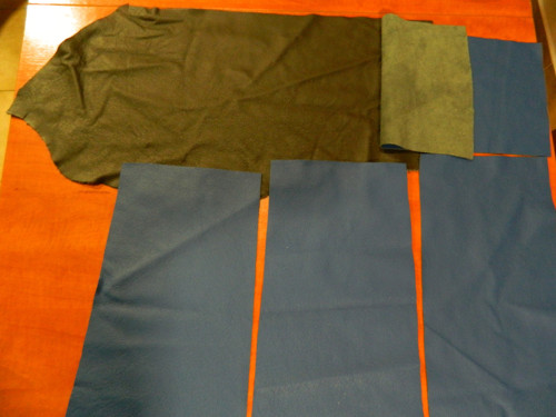 Lícová kůže - 5 větších plátů — foto 2