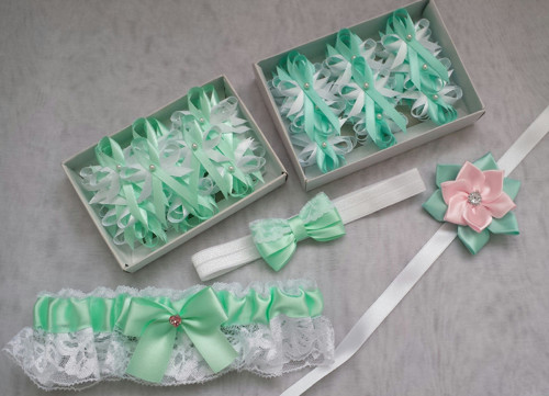 Svatebni sada Tiffany blue a Rose — foto 4