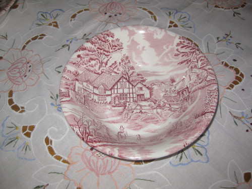 Anglický porcelán-miska větší — foto 2